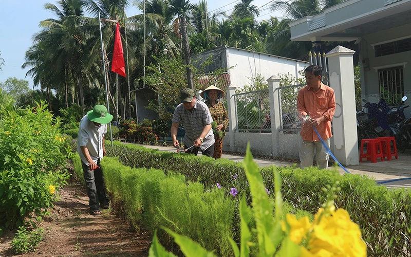 “Trái ngọt” từ nông thôn mới